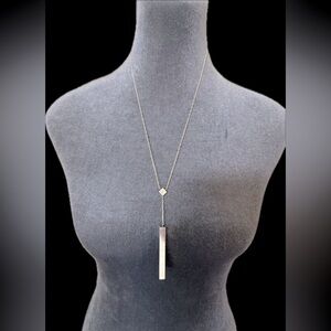 Georg Jensen Aria Drop Necklace #593a Sterling Silver 925